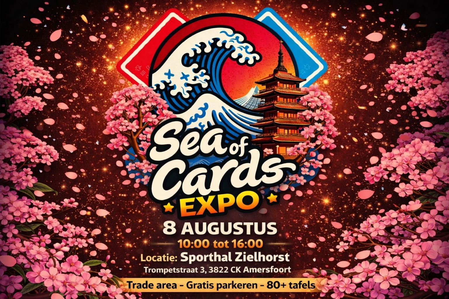 Sea of Cards Expo flyer